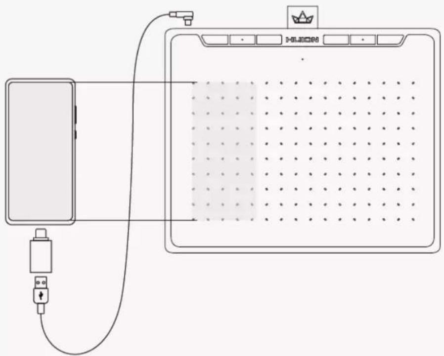 Huion Inspiroy RTS-300 - Android connection - 1