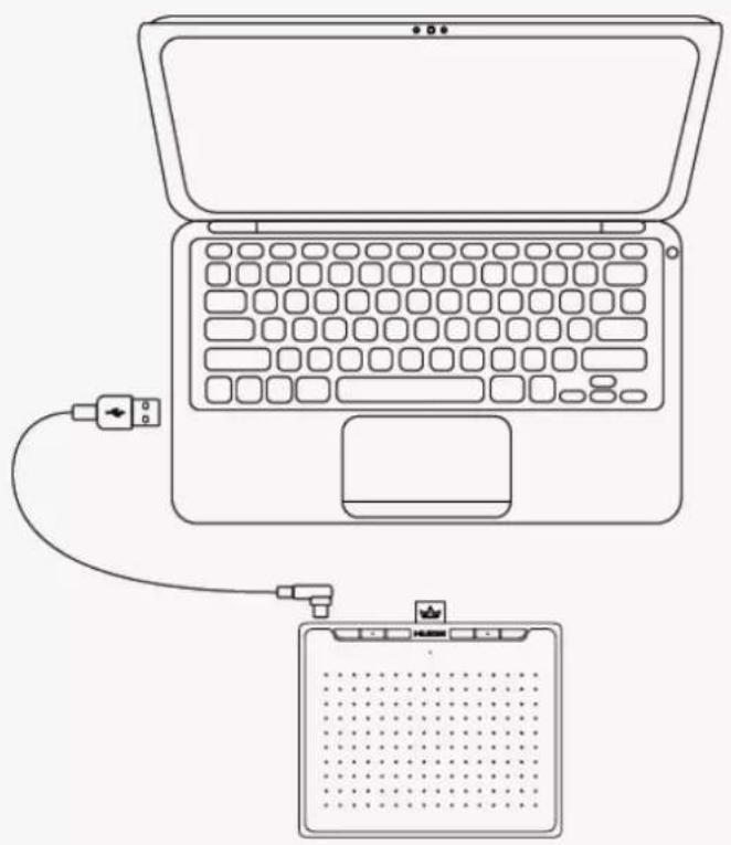 Huion Inspiroy RTS-300 - Wired Connection - 1