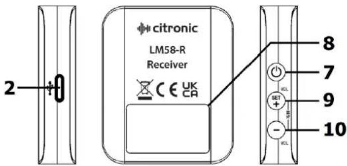 Citronic LM58 - Transmitter and Receiver - 2