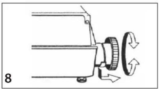 Artograph MC 250 - Halogen Lamp Replacement (Fig. 10-12) - 1