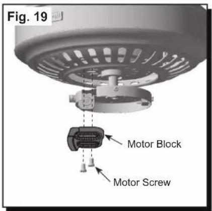 Fig. 19 Motor Block Motor Screw