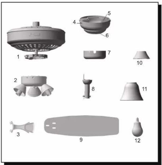 HONEYWELL Birnham 50192 - PACKAGE CONTENTS - 1