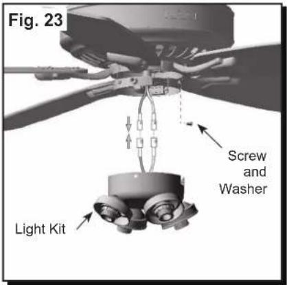 Fig. 23 Screw and Washer Light Kit