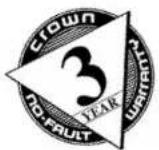 CROWN 180MAx - Warranty - 1