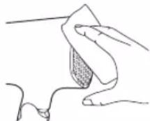 PANASONIC EH-NE72 - Maintaining the air inlet - 1