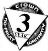 CROWN IQ-P.I.P.-SMT - THIS STATEMENT OF WARRANTY SUPERSEDES ANY OTHERS CONTAINED IN THIS MANUAL FOR CROWN PRODUCTS. - 1