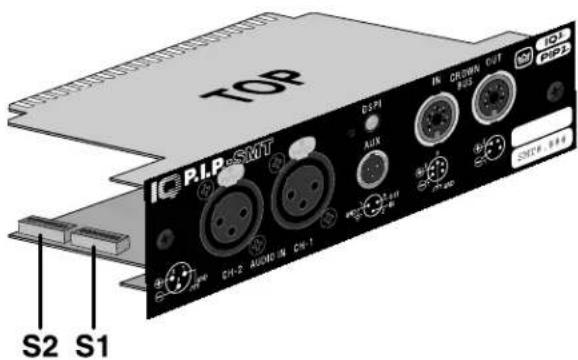 TOP IQI.P.I.P-SMT S2 S1 DSP1 IN DROWN OUT RDS IQI- PDP 25 CH-2 MUND IN CH-1 SWTP 800