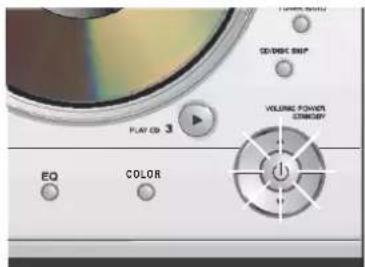 VOLUME POWER CONDITION VOLUME 3 PLAY CD 3 EQ COLOR