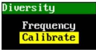 Diversity Frequency Calibrate