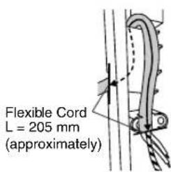Flexible Cord L = 205 mm (approximately)