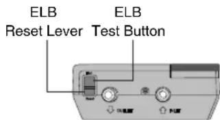 ELB Reset Lever Test Button ELB