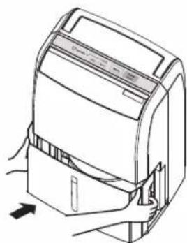 PANASONIC F-YCT10V - Reinsert the water tank after wiping it clean - 1