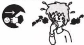 Illustration showing a hand holding a phone with a circular arrow and a surprised person covering their face.
