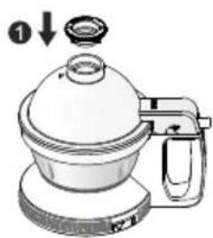 PANASONIC MX-AE365 - Pour the Water .3 3. Menuangkan Air - 1