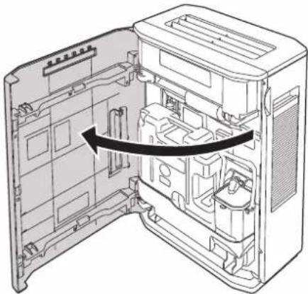 PANASONIC F-JPU70M - Remove the water supply tank and drain tank from main unit. - 1