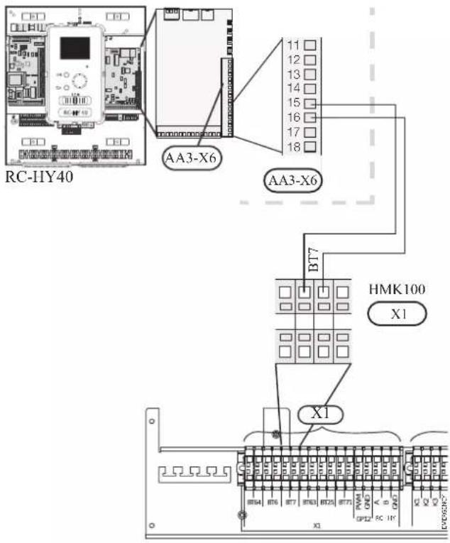 RC-HY40 AA3-X6 11 12 13 14 15 16 17 18 AA3-X6 BT7 HMK100 X1 X1