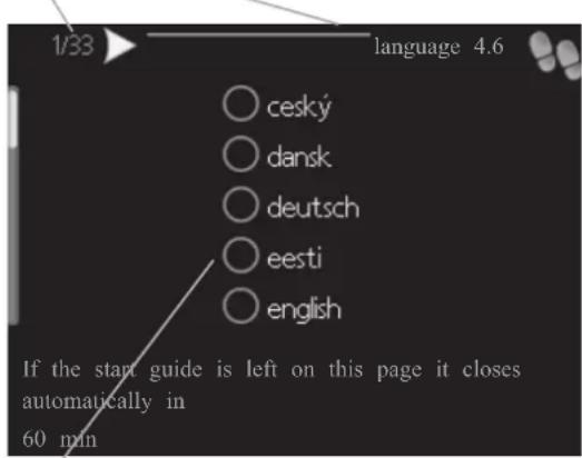 1/33 language 4.6 cesky dansk deutsch eesti english If the start guide is left on this page it closes automatically in 60 min