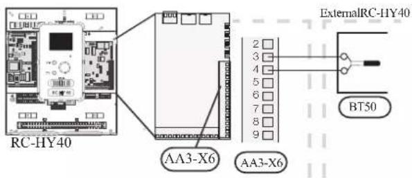 ExternalRC-HY40 2 3 4 5 6 7 8 9 AA3-X6 AA3-X6 BT50 RC-HY40