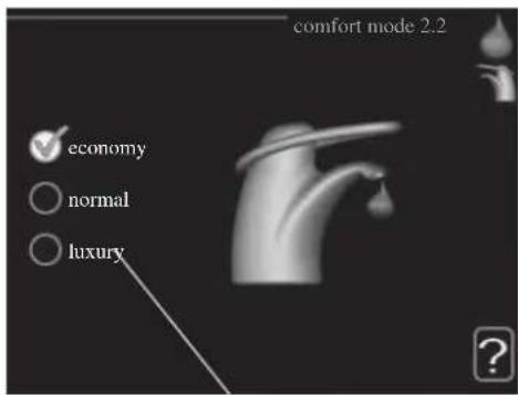 comfort mode 2.2 economy normal luxury