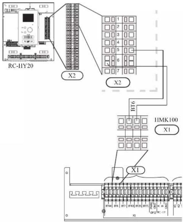 RC-IIY20 X2 X2 BT6 HIMK100 X1 X1 X1