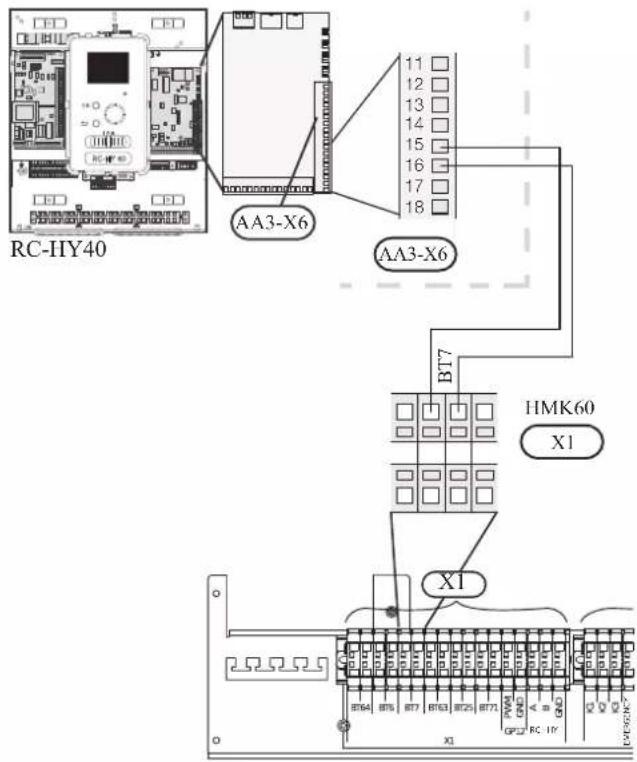 RC-HY40 AA3-X6 11 12 13 14 15 16 17 18 AA3-X6 BT7 HMK60 X1 X1 X1