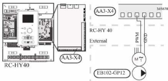 RC-HY40 AA3-X4 AA3-X4 RC-HY 40 External 345678 PWM GND M~ EB102-GP12