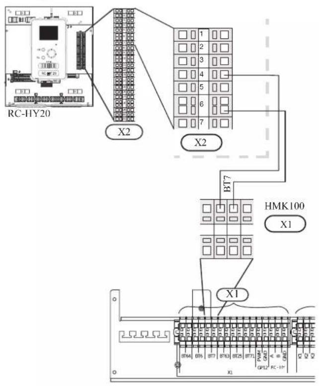 RC-HY20 X2 X2 BT7 HMK100 X1 X1 X14 BT6 BT7 BT83 BT25 BT71 PWM GND K = 0.00 GPI2 RC-11