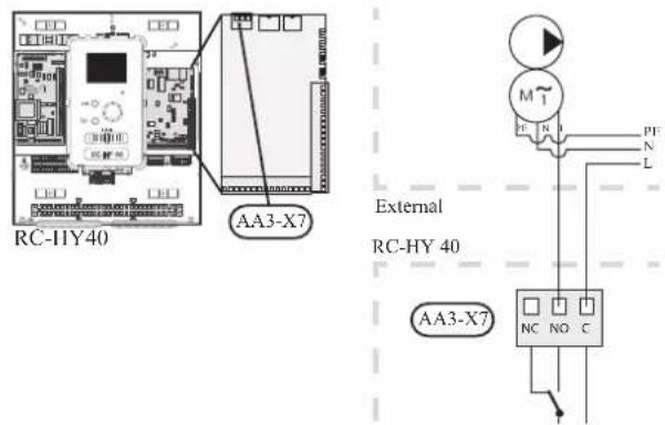 RC-IHY40 AA3-X7 External RC-HY 40 AA3-X7 NC NO C M~1 PF N L