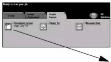 Ready to scan your job E-mail Message A-1/2003/12 Message Forecast All Services Message Circumpract Report Image Only POP Images Tax Messages Entry