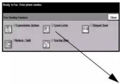Ready to Fax. Enter phone number. Fast Sending Features ○ Transmission Options ○ Voice Letter ○ Default Send ○ Reduce Shift ○ Starting Site