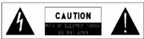 CAUTION RISK OF ELECTRIC SHOCK DO NOT OPEN