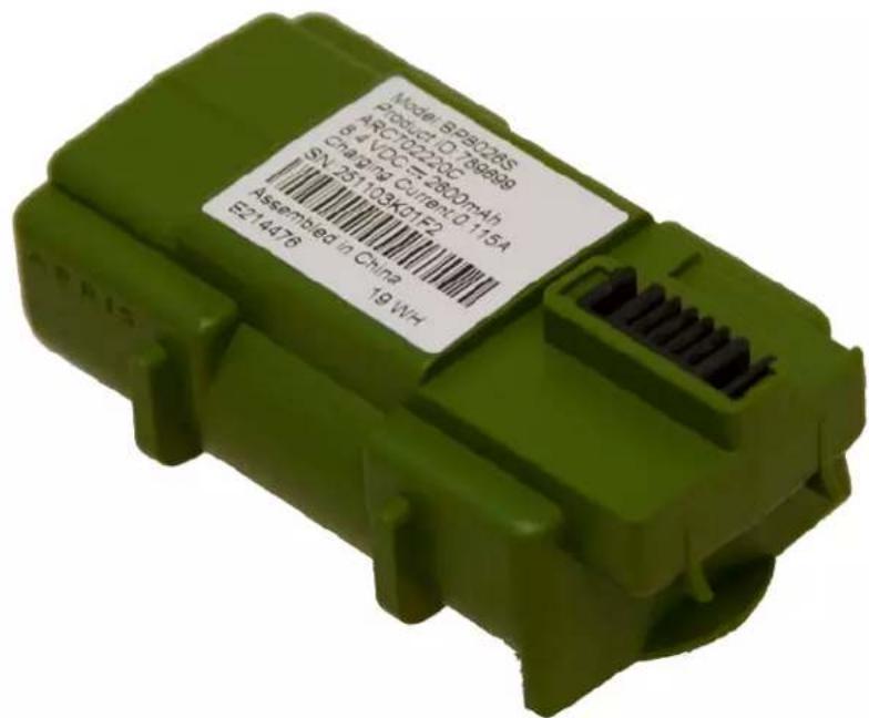 Model: BPS028S PROD: O-789830 ARC22210C 5.4 VDC-E 2800mAh Charging Current: 0 115A W-251103K01P2 Assembled in China E214478 19 WH