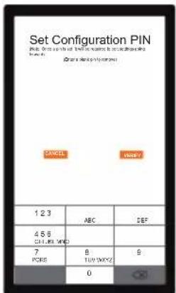 Set Configuration PIN Use the system to find a network to access your network. (Start: 123450000) CANCEL NEW? 1 2 3 ABC DEF 4 5 6 COM/INT/INTC 7 PCMS 8 TEN/INT/INTC 9 0