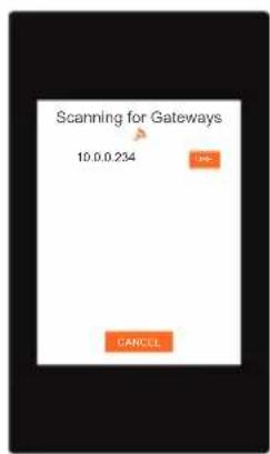 Scanning for Gateways 10.0.0.234 OK CANCEL