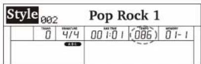 Style 002 Pop Rock 1 Tran: 0 4/4 00 1:0 1 (086) 01-1 A.5.5