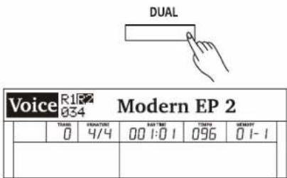 DUAL Voice R1R2 Modern EP 2 034 TIME STRATACT 0 4/4 RAI TIME 00 1:0 1 TIME 096 MEMORY 0 1-1 TIME 0 4/4 00 1:0 1 0 1-1