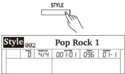 STYLE Style 002 Pop Rock 1 THANK SHANTAGE BAR TIME THANK MEMORY 0 4/4 00 1:0 1 096 0 1-1 BY