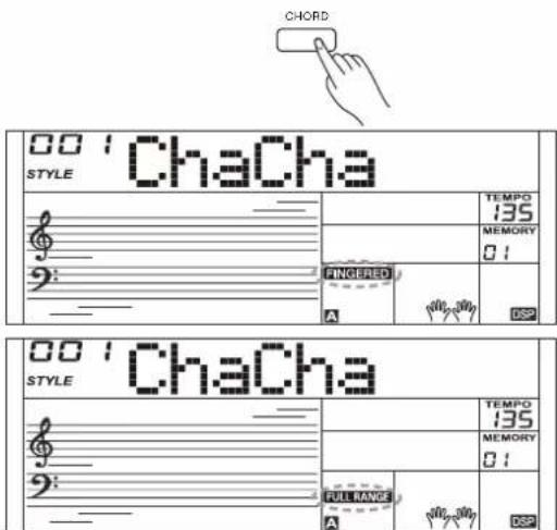 CHORD 00 ! ChaCha STYLE TEMP 135 MEMORY 0 ! FINGERED A DSP 00 ! ChaCha STYLE TEMP 135 MEMORY 0 ! FULL LANGE A DSP