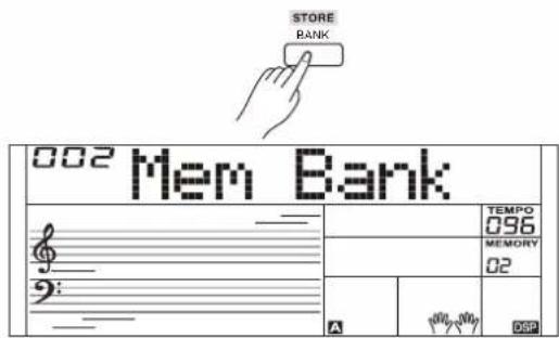 STORE BANK 002 Mem Bank TEMP0 096 MEMORY 02 A 002