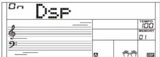 On DSP TEMP0 100 MEMORY 01 A DSP