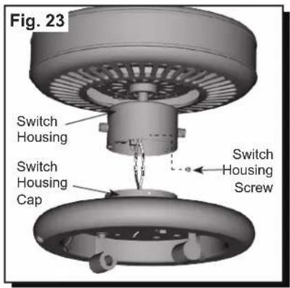 Fig. 23 Switch Housing Switch Housing Cap Switch Housing Screw