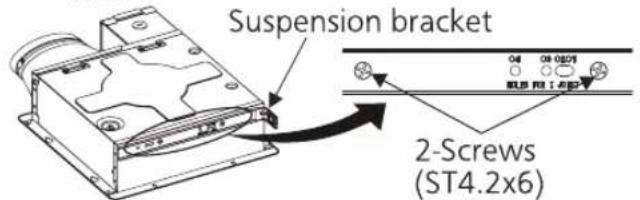 Suspension bracket 2-Screws (ST4.2x6)