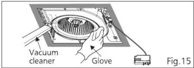 Vacuum cleaner Glove Fig. 15
