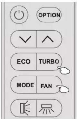 OPTION ✓ ↑ ECO TURBO MODE FAN