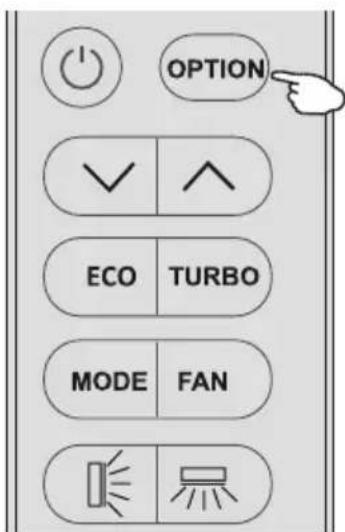 OPTION ✓ ↑ ECO TURBO MODE FAN