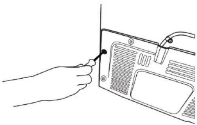 Arçelik 578556 EI - Установка пластиковых клиньев - 1