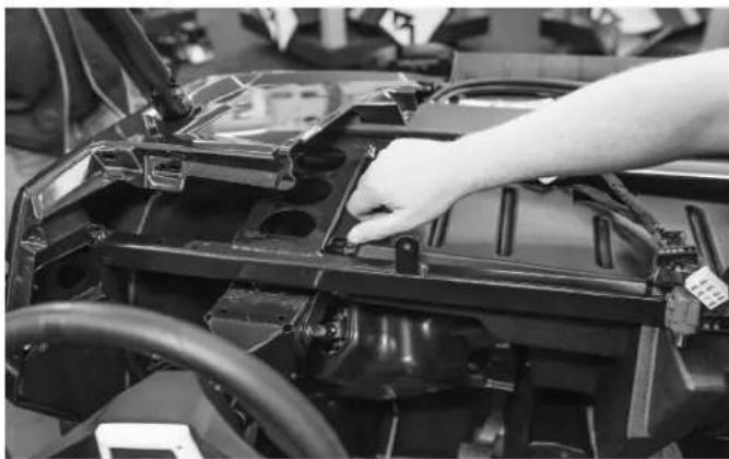 Rockford Fosgate RZR-STAGE3 - Step 8 - Install Steering Column Bracket - 6