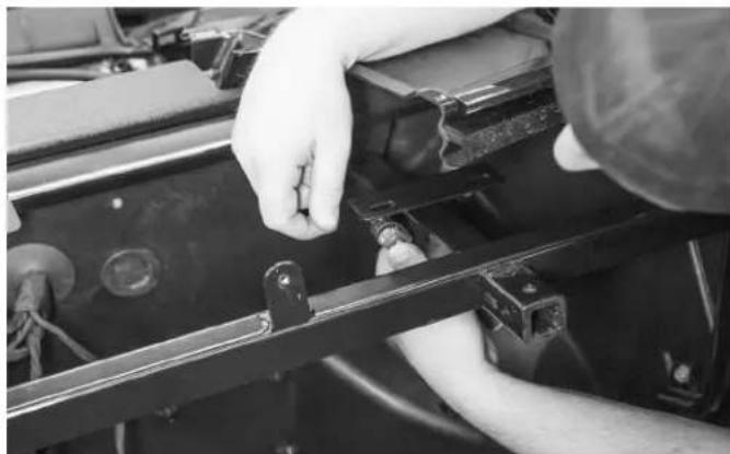 Rockford Fosgate RZR-STAGE3 - Step 8 - Install Steering Column Bracket - 4