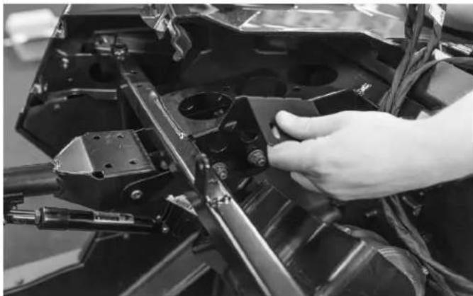 Rockford Fosgate RZR-STAGE3 - Step 8 - Install Steering Column Bracket - 1