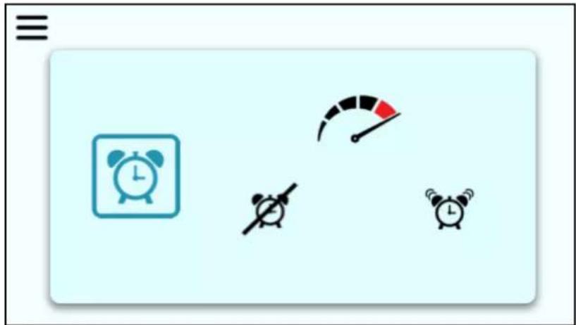 Weather icon set with alarm clock, speedometer, and alarm clock symbols